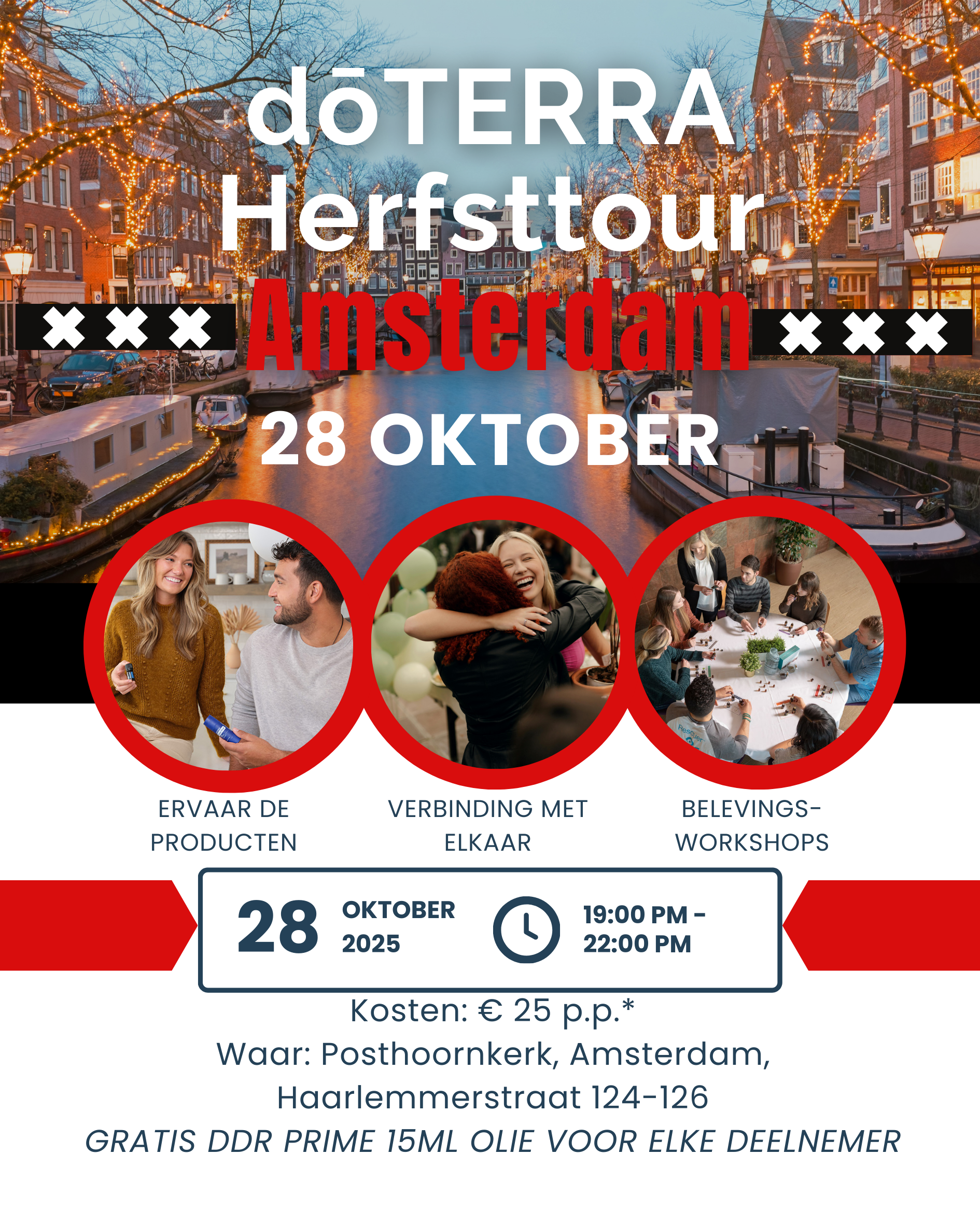 Amsterdam Herfsttour doTERRA Herfsttour Amsterdam 28 oktober 2025 - Afbeelding 1