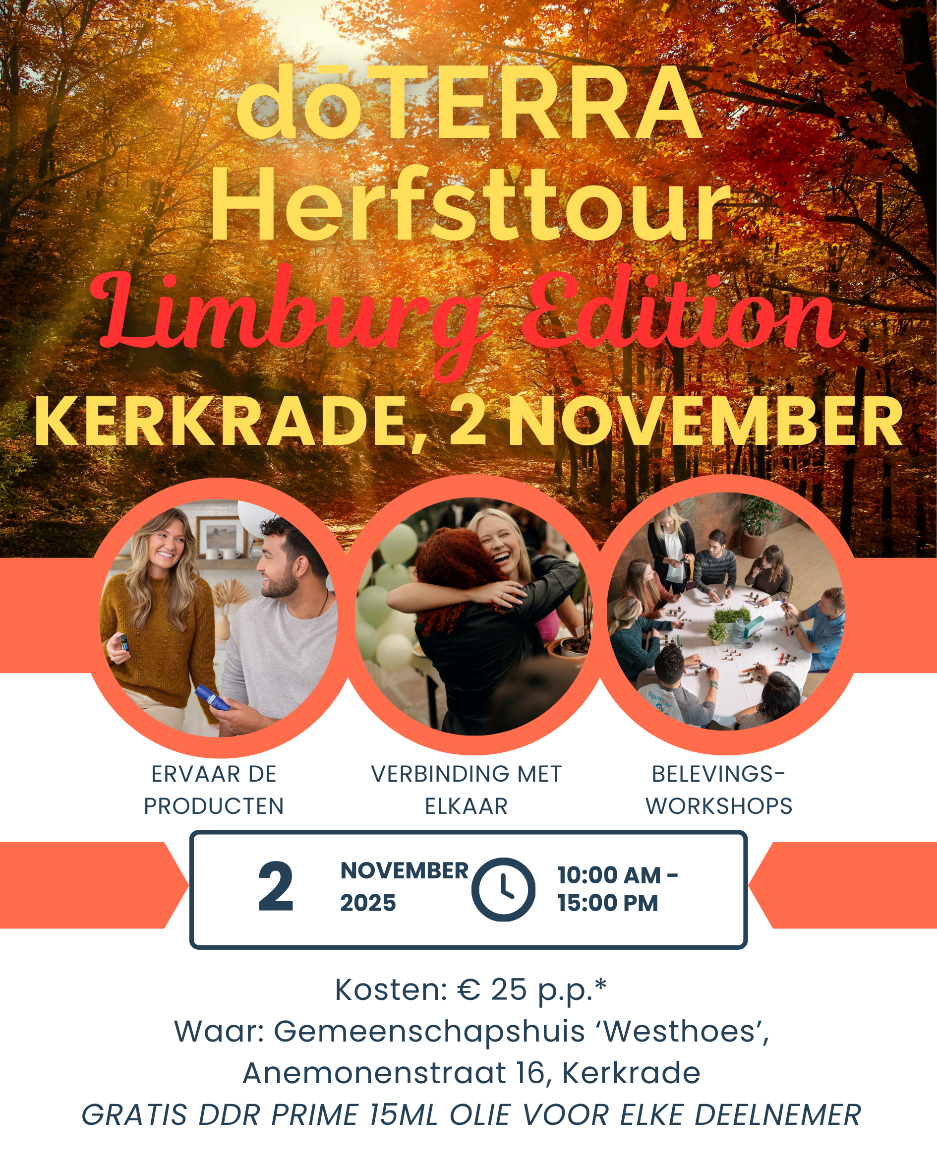 Kerkrade Herfsttour dōTERRA Herfsttour – Limburg Editie - 2 november 2025 Kerkrade - Afbeelding 1
