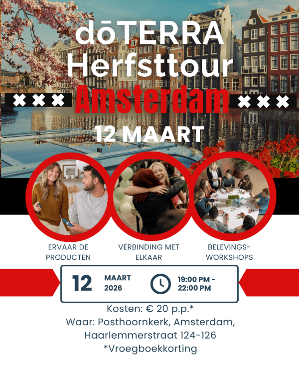 dōTERRA Together – Amsterdam Editie - 12 maart 2026 Posthoorn Kerk - Afbeelding 1