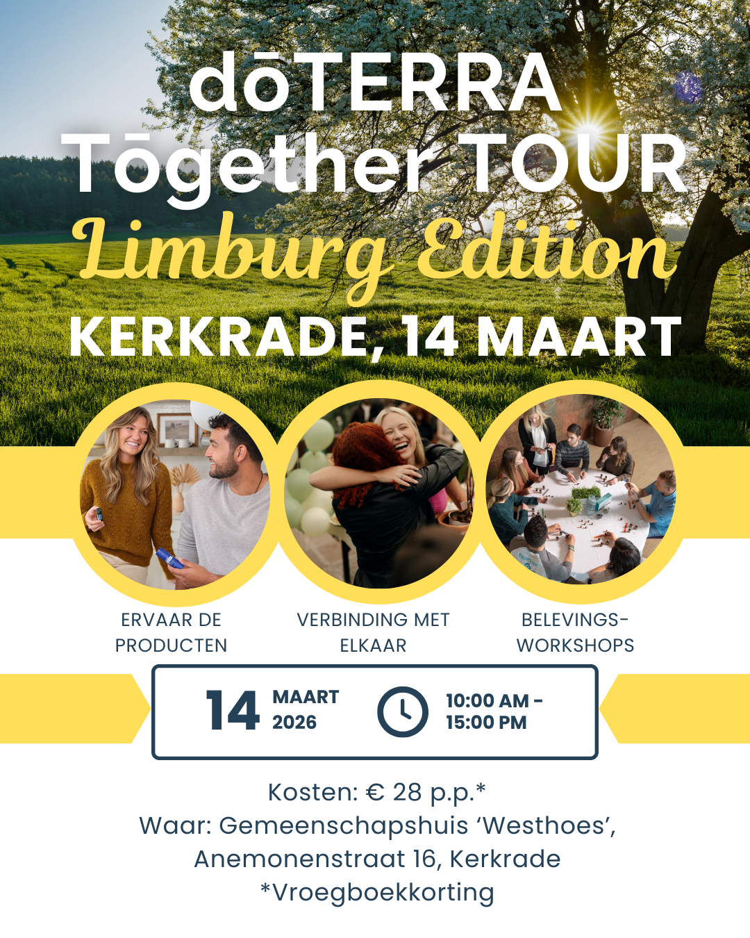 Kerkrade Letne 2026 dōTERRA Together – Limburg Editie - 14 maart 2026 Kerkrade - Afbeelding 1